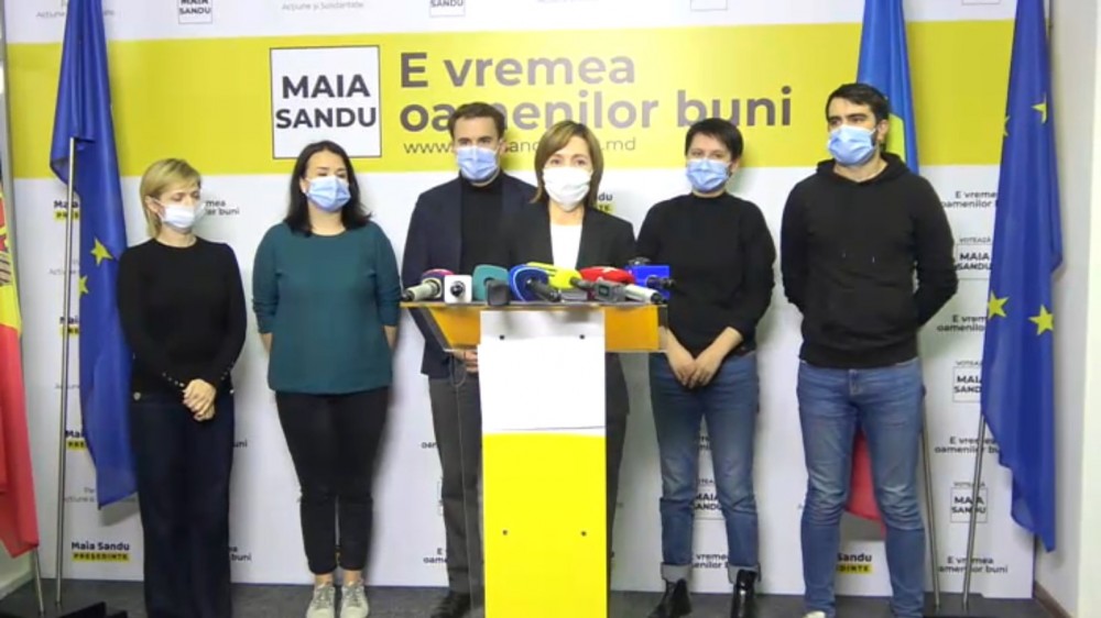 Maia Sandu după închiderea secțiilor de vot: Au fost fraudări, însă noi vom apăra voturile cetățenilor